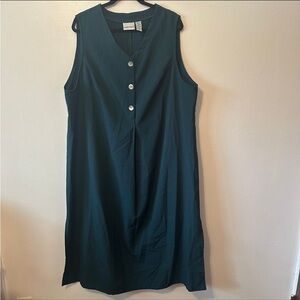Fashion Bug Green Buttoned Dress 22/24
